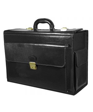 Cestovný kufor č.8174 bez mechaniky v čiernej farbe