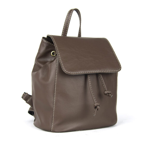 Kožený ruksak z pravej kože č.8659 v Marrone farbe - Image 6