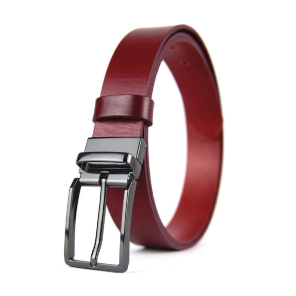 Kožený opasok MODERN PEARL, šírka 3.3cm, Ručná výroba na Slovensku - Image 3