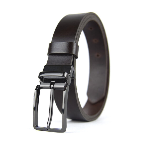 Kožený opasok MODERN PEARL, šírka 3.3cm, Ručná výroba na Slovensku - Image 2