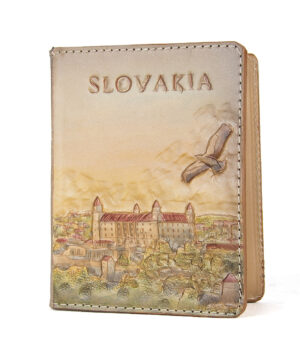 Alternative view of Ručne vyklepávaný, tvarovaný a reliéfny kožený zápisník - Slovensko, Bratislavský Hrad 2