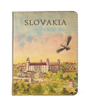 Ručne vyklepávaný, tvarovaný a reliéfny kožený zápisník - Slovensko, Bratislavský Hrad 3