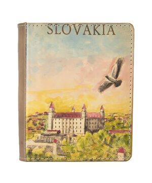 Ručne vyklepávaný, tvarovaný a reliéfny kožený zápisník - Slovensko, Bratislavský Hrad 4