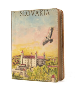 Alternative view of Ručne vyklepávaný, tvarovaný a reliéfny kožený zápisník - Slovensko, Bratislavský Hrad 4