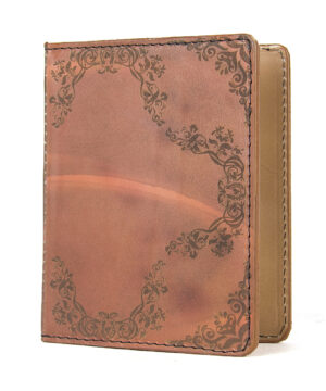 Alternative view of Handmade kožený zápisník – gravírovaný motív Ornament