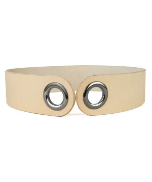 Kožený opasok viazaný šatkou – Prírodný, Výroba na Slovensku