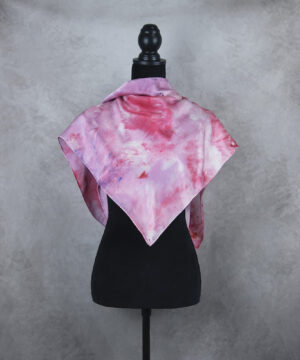 Hodvábna šatka LIMITED_289, Ručná výroba na Slovensku, 90 x 90cm