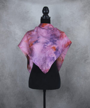 Hodvábna šatka LIMITED_291, Ručná výroba na Slovensku, 90 x 90cm