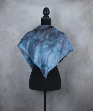 Hodvábna šatka LIMITED_292, Ručná výroba na Slovensku, 90 x 90cm