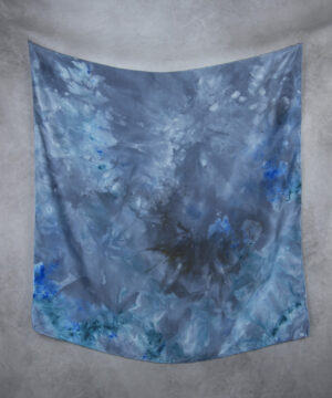 Alternative view of Hodvábna šatka LIMITED_292, Ručná výroba na Slovensku, 90 x 90cm