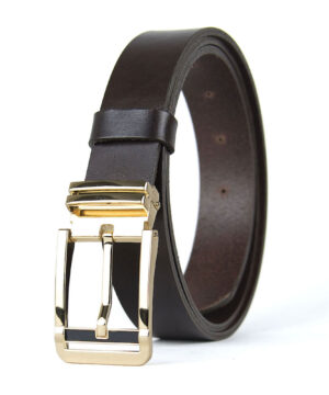 Alternative view of Kožený opasok IRON VEIL, šírka 3.3cm, Ručná výroba na Slovensku