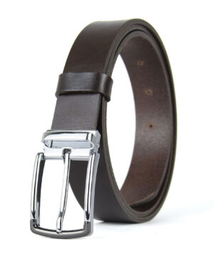 Alternative view of Kožený opasok SILVERLINE, šírka 3.3cm, Ručná výroba na Slovensku