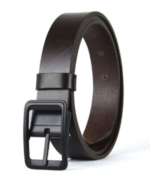 Alternative view of Kožený opasok BLACKFORGE, šírka 3.3cm, Ručná výroba na Slovensku