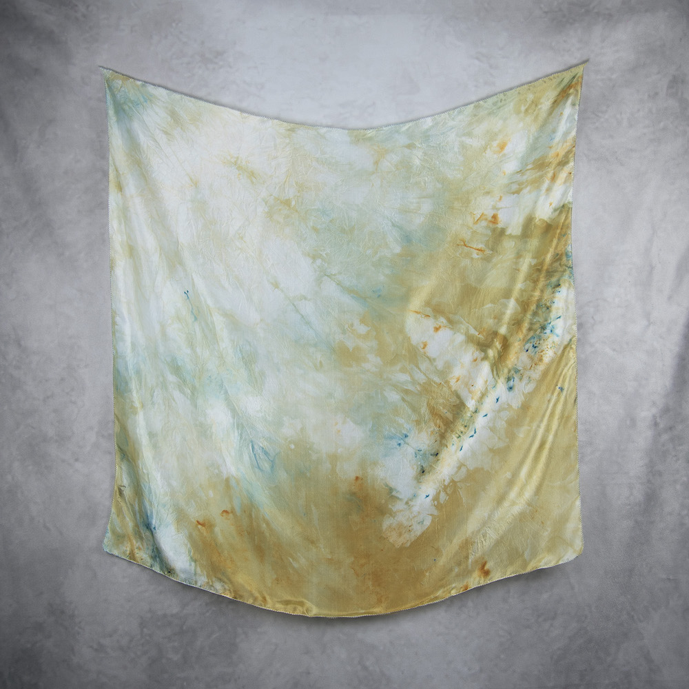 Hodvábna šatka VZOR_30, 85x 85cm, Vyrobené na Slovensku – Obrázok 2