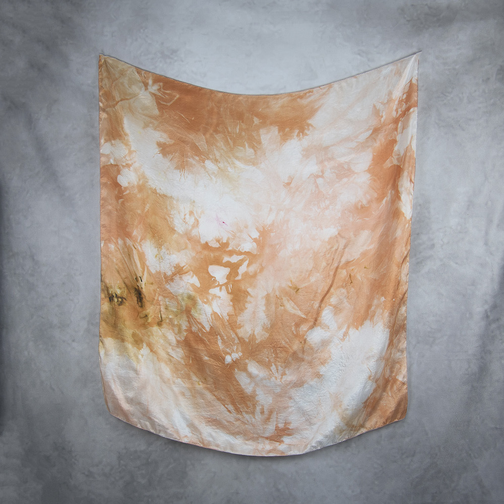 Hodvábna šatka VZOR_33, 85 x 90cm, Vyrobené na Slovensku – Obrázok 2