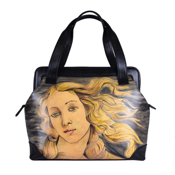 Ručne maľovaná kabelka inšpirovaná motívom Sandro Botticelli