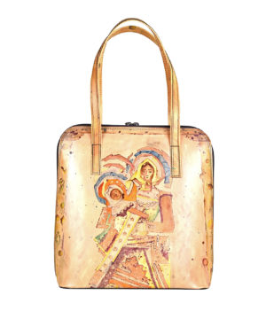 Ručne maľovaná dámska kabelka č.8192 inšpirovaná motívom Ľudovít Fulla – Madona