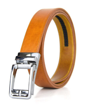 Opasok z pravej kože s automatickou prackou SILVER BELT – Obrázok 6