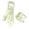 Hodvábna kravata + vreckovka vyrobená na Slovensku - Bing bang