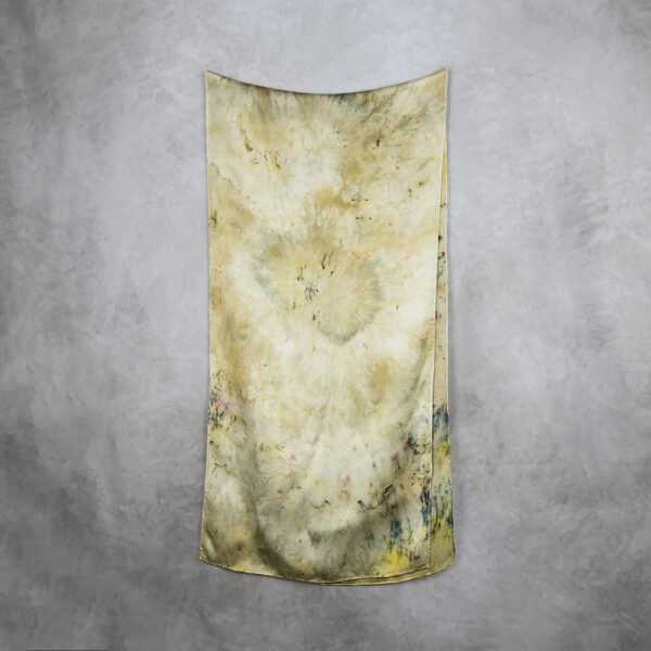 Hodvábny šál LIMITED_36, Ručná výroba na Slovensku, 175 x 45cm - Image 2