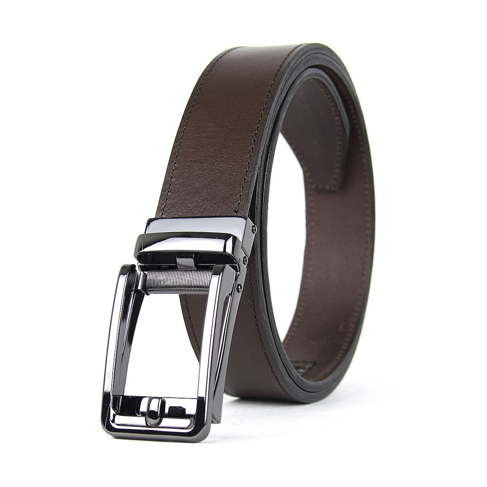 Opasok z pravej kože s automatickou prackou PEARL BELT – Obrázok 2