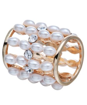 Dámsky šperk na šatku alebo šál s imitáciou periel (1)