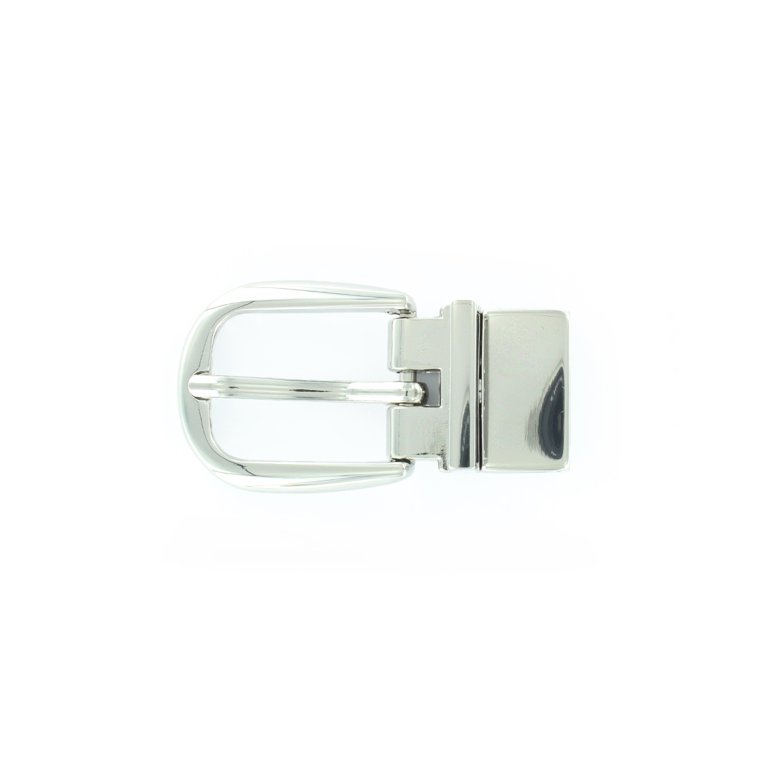 Kovová obojstranná pracka NOBLEHIDE SILVER, 25mm, Silver