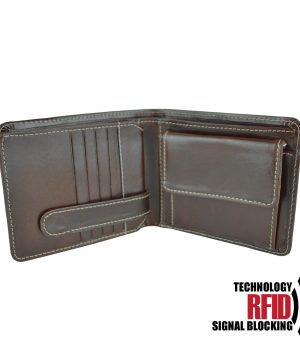 Kožená RFID peňaženka